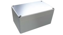 AN-17P Natural diecast aluminum enclosure for electronics - 6.29 x 3.93 x 3.19 inches