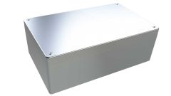 AN-23P Natural diecast aluminum enclosure for electronics - 10.24 x 6.3 x 3.56 inches
