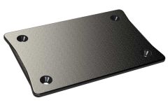 BT-2310MB Black plastic enclosure (cover only) for electronics with screw on cover - 3.05 x 2.05 x 1.08 inches