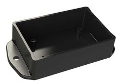 BX-2308BMB Black plastic potting box for electronics with PCB mounting bosses - 3.05 x 2.05 x 0.96 inches