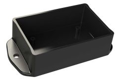 BX-2310BMB Black plastic potting box for electronics with PCB mounting bosses - 3.05 x 2.05 x 1.08 inches
