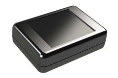 KT-40S0 Black small plastic handheld enclosure for electronics - 2.75 x 2 x 0.8 inches