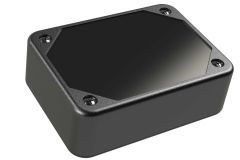 LP-21PMBR Black basic multi-purpose enclosure for electronics with a Recessed/Smooth cover style - 3.29 x 2.42 x 1 inches