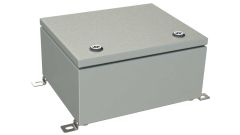 SB-31-02 Gray painted steel hinged electrical enclosure - 11.81 x 9.84 x 5.91 inches
