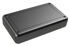 SL-53PMBT Black indoor handheld slim enclosure for electronics with PC mounting bosses - 5.63 x 3.25 x 1.15 inches