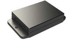 SN-23-01 Black indoor plastic snap together enclosure for electronics - 2.76 x 1.97 x 0.67 inches