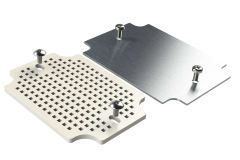 WH-02K internal mounting panel for Polycase WH series enclosures, plastic and metal options - 4.24 x 3.05 x 0.06 inches