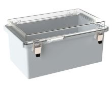 plastic electrical box with clear cover