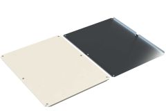 WQ-80P internal mounting panel for Polycase WH series enclosures, plastic and metal options - 21.73 x 18 x 0.06 inches