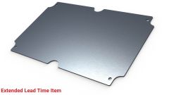 WX-26 Metallic internal mounting panel for Polycase NEMA enclosures - 8.27 x 5.27 x 0.06 inches