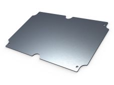 WX-26 Metallic internal mounting panel for Polycase NEMA enclosures - 8.27 x 5.27 x 0.06 inches