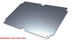 WX-42 Metallic internal mounting panel for Polycase NEMA enclosures - 8.98 x 5.83 x 0.06 inches