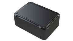 XR-35PMBT Black plastic indoor box for PC boards and other electronics - 5.25 x 3.75 x 1.97 inches