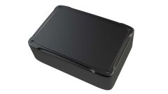 XR-57PMBT Black plastic indoor box for PC boards and other electronics - 7.25 x 5 x 2.22 inches