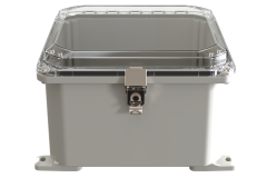 Clear cover lockable electrical box
