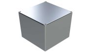 AL-75P diecast aluminum enclosure for electronics - 4.75 x 4.75 x 3.75 inches