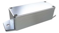 AN-00F Natural diecast aluminum enclosure with flanges for wall mounting - 3.54 x 1.42 x 1.18 inches