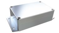 AN-13F Natural diecast aluminum enclosure with flanges for wall mounting - 4.9 x 3.14 x 1.59 inches