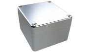 AN-19P Natural diecast aluminum enclosure for electronics - 3.13 x 2.93 x 2.05 inches