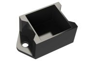 BF-010175 Black potting box enclosure for electronics - 1 x 1 x 0.75 inches