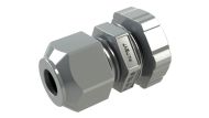 Gray plastic cable glands for enclosures - rated NEMA 4X & 6P