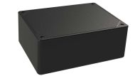 DC-46PMBYT Black plastic heavy duty enclosure for electronics with a Flush/Textured cover style - 6.13 x 4.62 x 2.25 inches