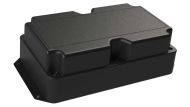 DC-59FMMT Black plastic heavy duty enclosure for electronics with a Flush/Textured cover style - 8.25 x 5 x 2.8 inches