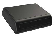 JB-55T*0000 Black indoor plastic desktop style enclosure for electronics - 5.5 x 5.25 x 1.63 inches