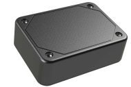 LP-21PMBT Black PCB enclosure with a Flush/Textured cover style - 3.29 x 2.42 x 1 inches