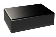 P-2309TX Black potting box for electronics - 3 x 2 x 0.9 inches