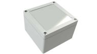 SG-12-02 Gray outdoor NEMA rated electrical enclosure  - 4.88 x 4.8 x 3.35 inches