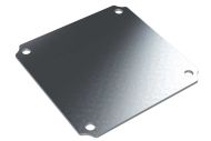 SK-13K Metallic internal mounting panel for SG series enclosures - 3.36 x 3.36 x 0.06 inches