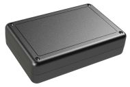 SL-68PMBT Black indoor handheld slim enclosure for electronics with PC mounting bosses - 6.02 x 4.01 x 1.5 inches