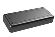 SL-73PMBT Black indoor handheld slim enclosure for electronics with PC mounting bosses - 6.5 x 2.88 x 1.13 inches