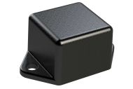 TF-1175TX Black basic potting box for potting compound and electronics - 1 x 1 x 0.75 inches