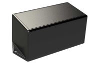 TF-2420TX Black basic potting box for potting compound and electronics - 4 x 2.13 x 2 inches