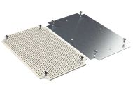 WH-18K internal mounting panel for Polycase WH series enclosures, plastic and metal options - 10.88 x 6.88 x 0.06 inches
