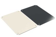 WQ-64P internal mounting panel for Polycase WH series enclosures, plastic and metal options - 13.84 x 9.89 x 0.06 inches