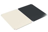 WQ-73P internal mounting panel for Polycase WH series enclosures, plastic and metal options - 15.94 x 12 x 0.06 inches