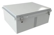 WQ-76-02 Gray outdoor waterproof hinged electrical enclosure - 19.69 x 15.75 x 7.87 inches