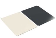 WQ-76P internal mounting panel for Polycase WH series enclosures, plastic and metal options - 18.1 x 14.26 x 0.06 inches