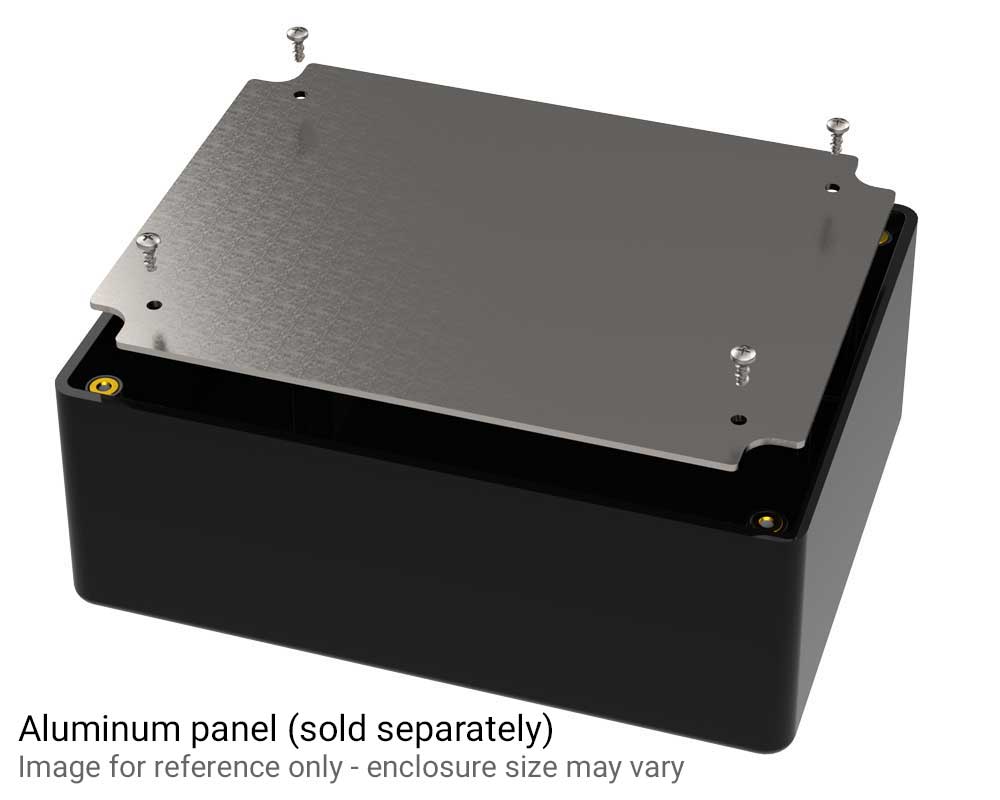 DC-57P Low Profile Large Plastic Electronics Enclosure