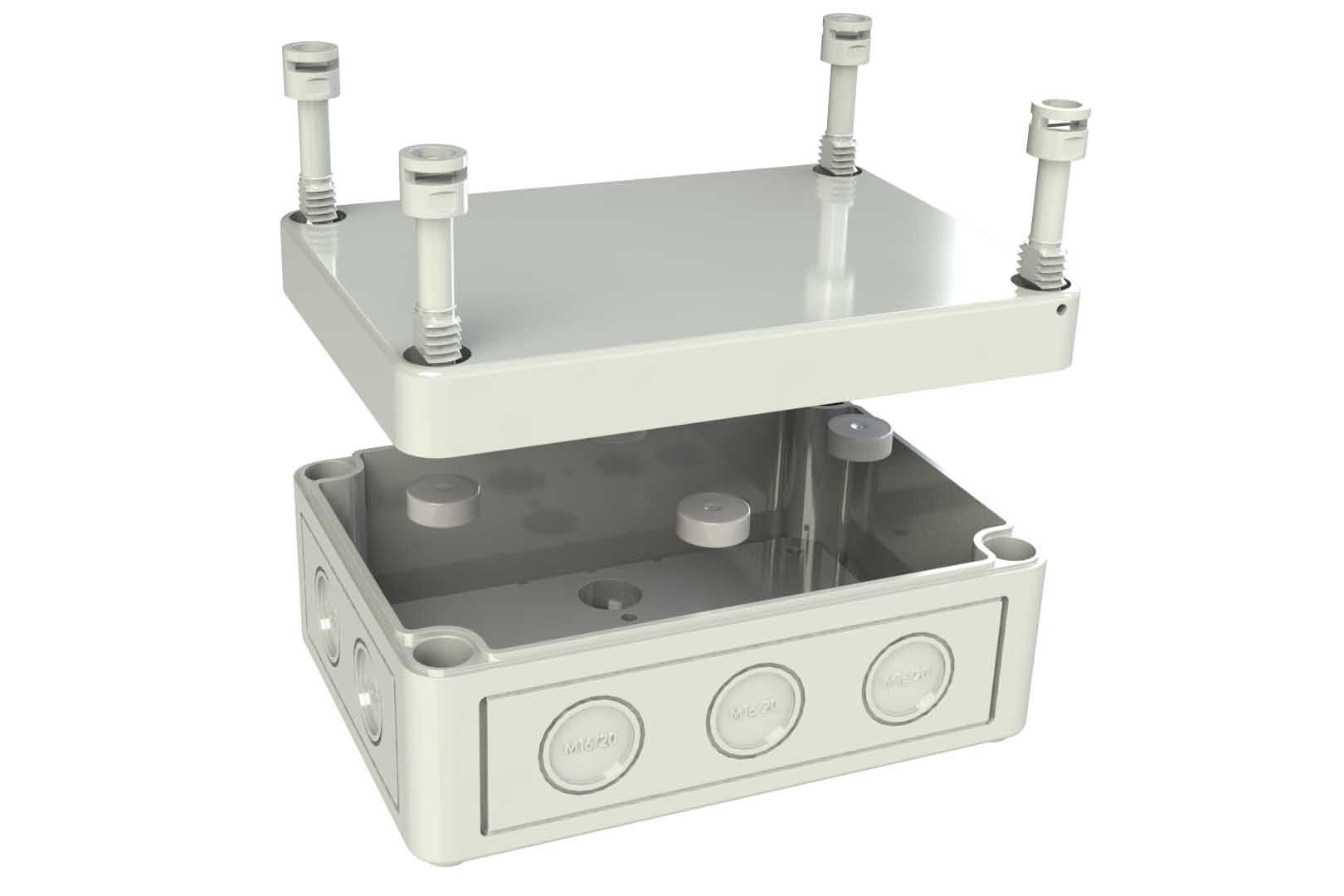SK-15 Polycarbonate Enclosure with Knockouts - NEMA 4X Rated