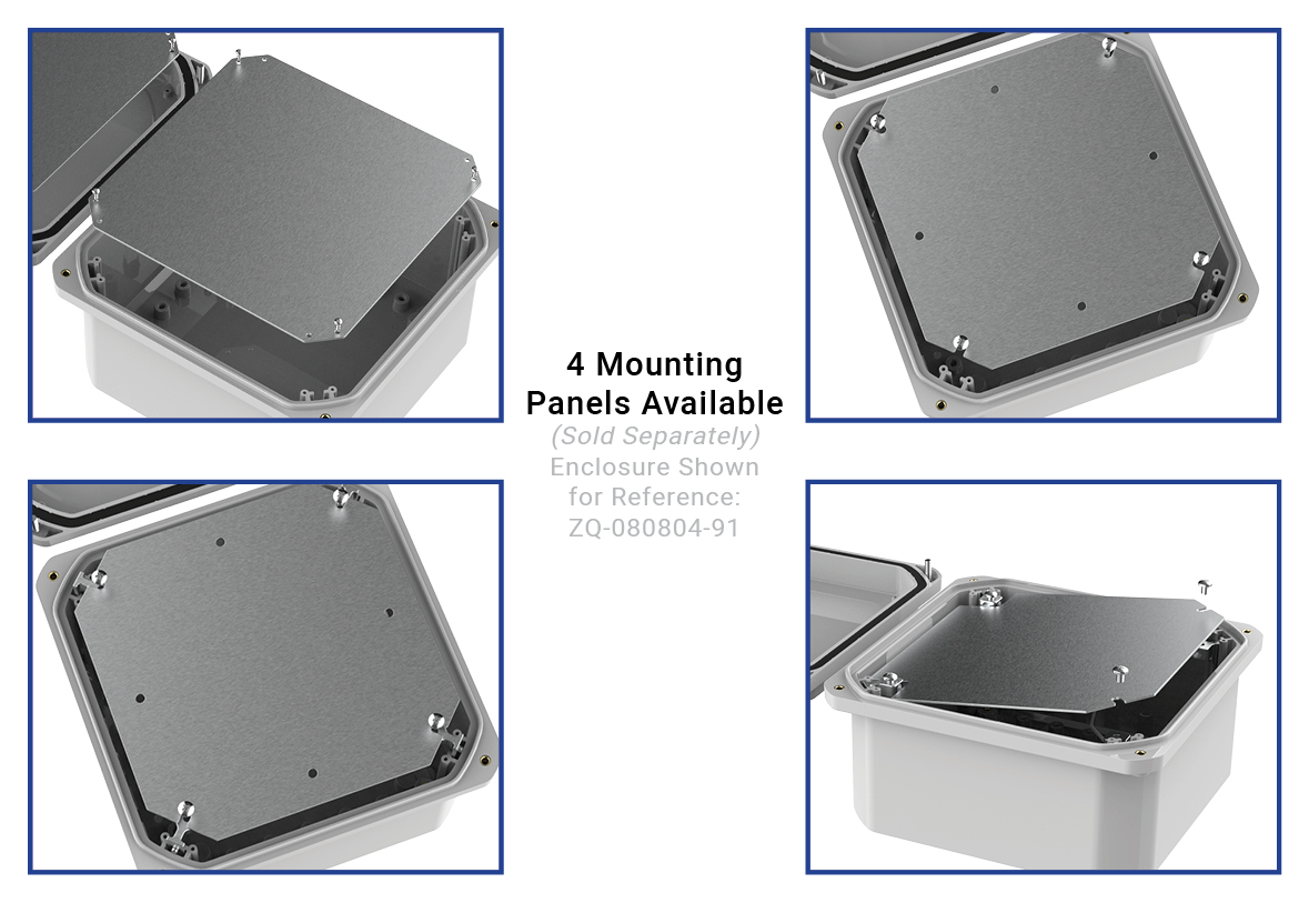 ZQ-080804 Plastic Waterproof Junction Box | NEMA & IP Rated