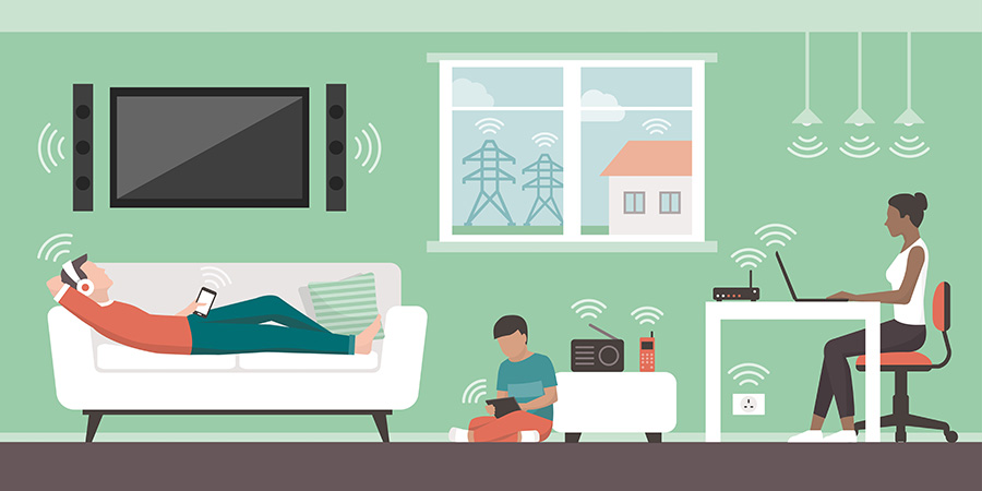 Electromagnetic fields in the home