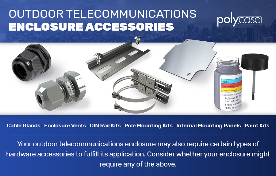 Outdoor Telecommunications Enclosure Accessories