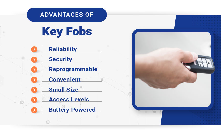 advantages of key fobs graphic