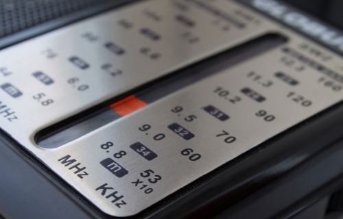 dial on the radio
