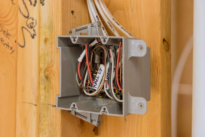 installing electrical sockets enclosure