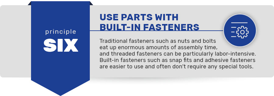 use built-in fasteners graphic